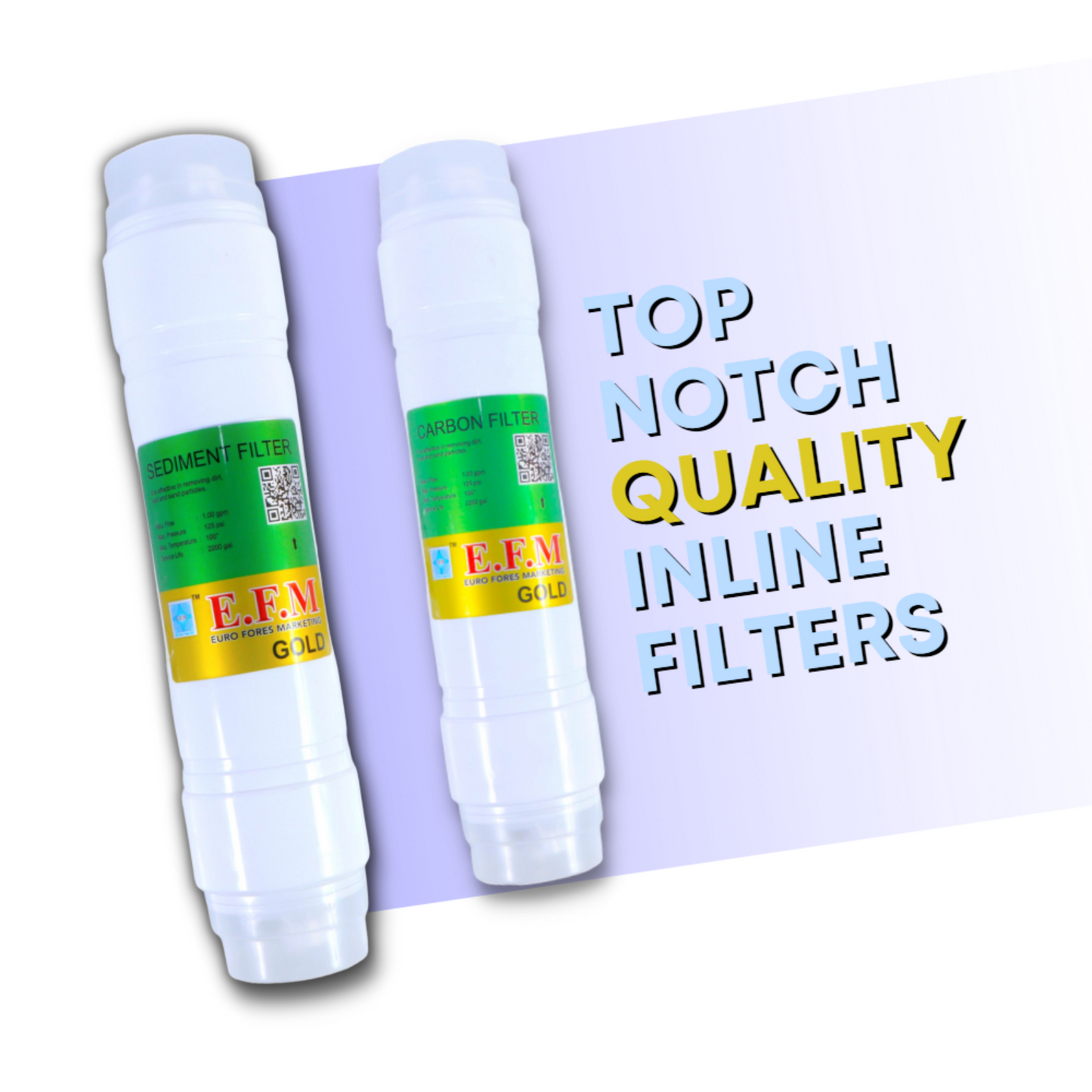 E.F.M RO Service Kit Membrane Spun Inline Filters High quality Solid Filter Cartridge