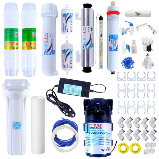 Complete RO Water Purifier kit RO+UV+UF+TDS+Minerals