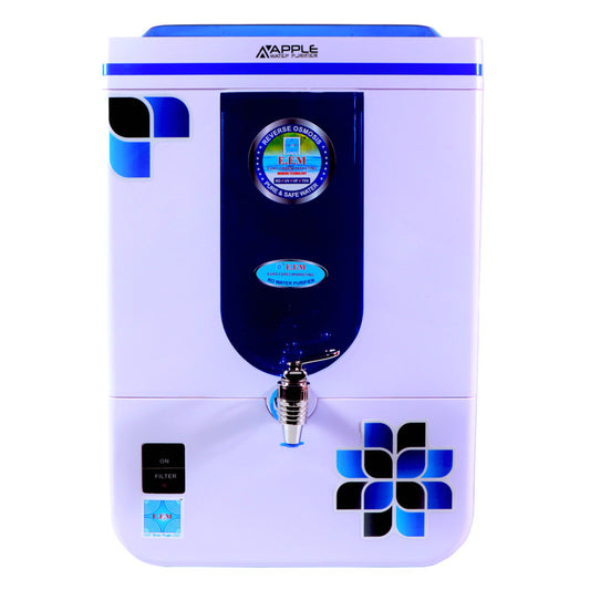 E.F.M Alive 10 L RO+UV+UF+TDS+MINERAL+ALK  RO Water Purifier (White)