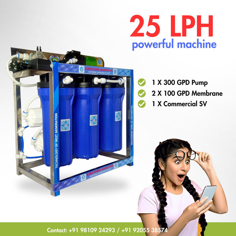 E.F.M Star 25 LXI 25 L RO Plant 25 lph Water Purifier