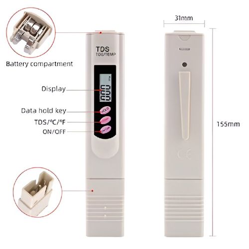 E.F.M TDS Meter Precision Water Quality Testing