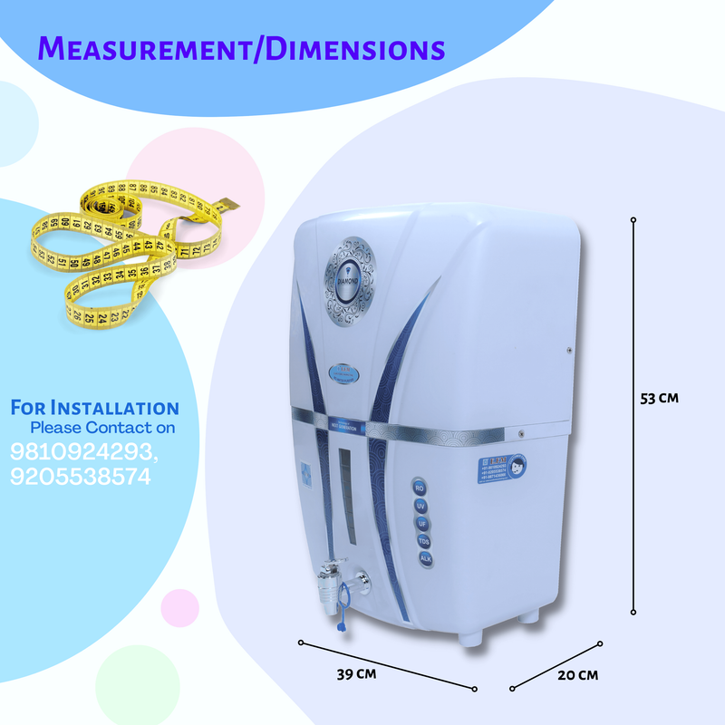 E.F.M White Diamond 12 L RO+UV+UF+TDS+MINERAL+ALK  RO Water Purifier (White)