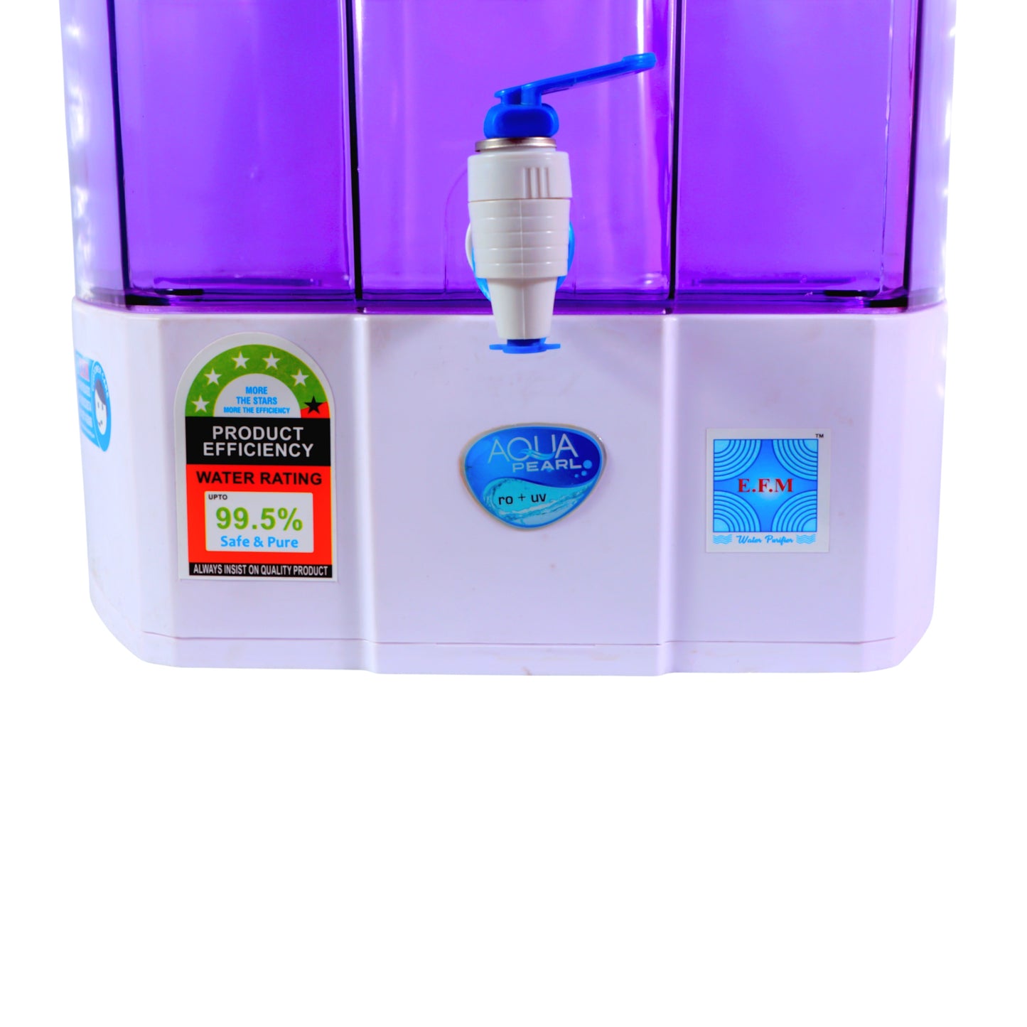 E.F.M Pearl 12 L RO+UV+UF+TDS+Alkaline+Copper+Zinc Water Purifier