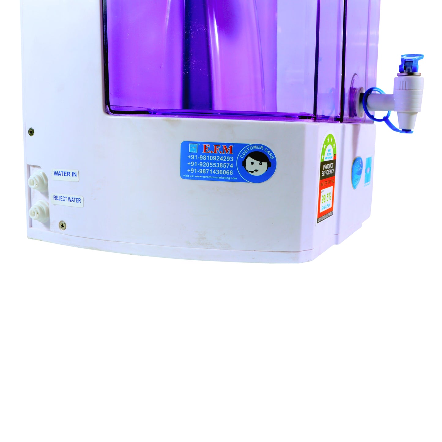 E.F.M Pearl 12 L RO+UV+UF+TDS+Alkaline+Copper+Zinc Water Purifier